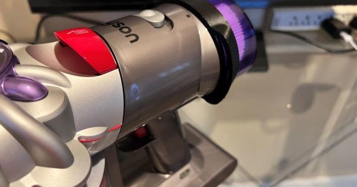 Dyson V8 Exhaust Diverter by LvL_Dani Download free STL model