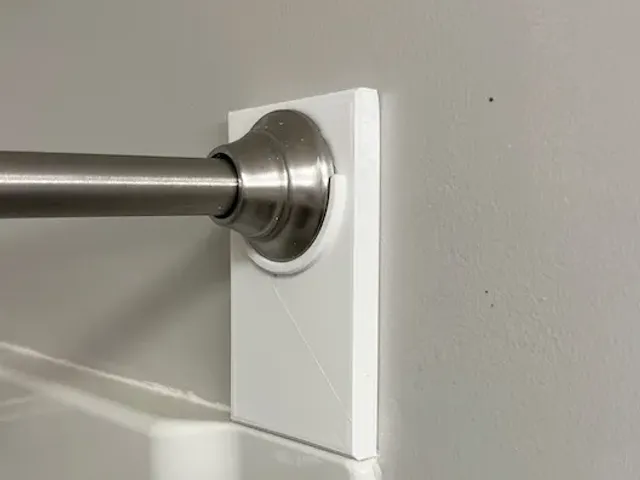 Shower Rod Support Plate