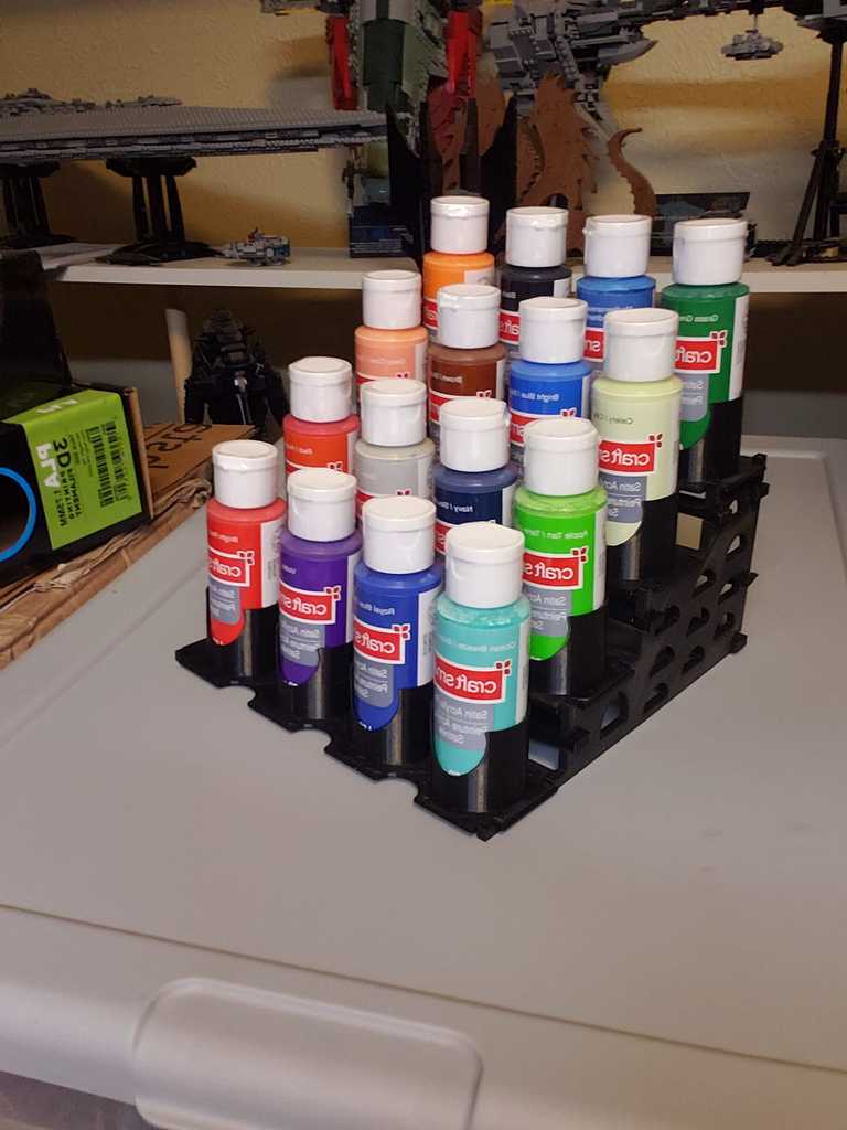 35MM Paint Bottle Holder by Spaceman Spiff Download free STL model