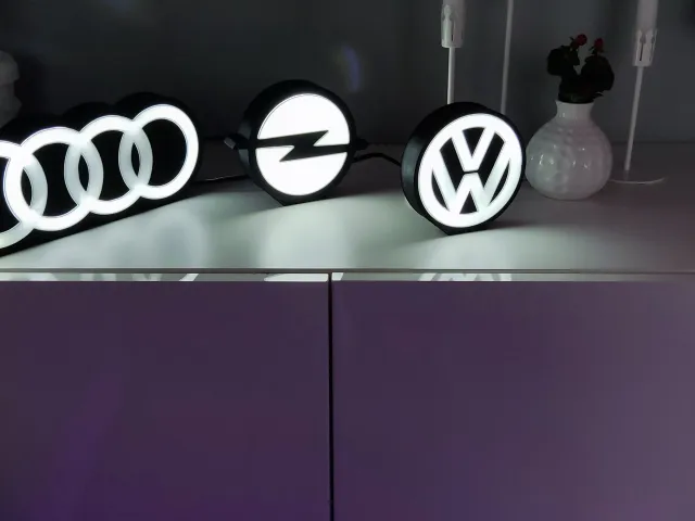 VW led logo