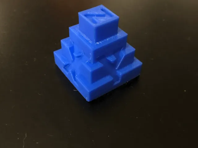 Piramide X Y Z per calibrazione