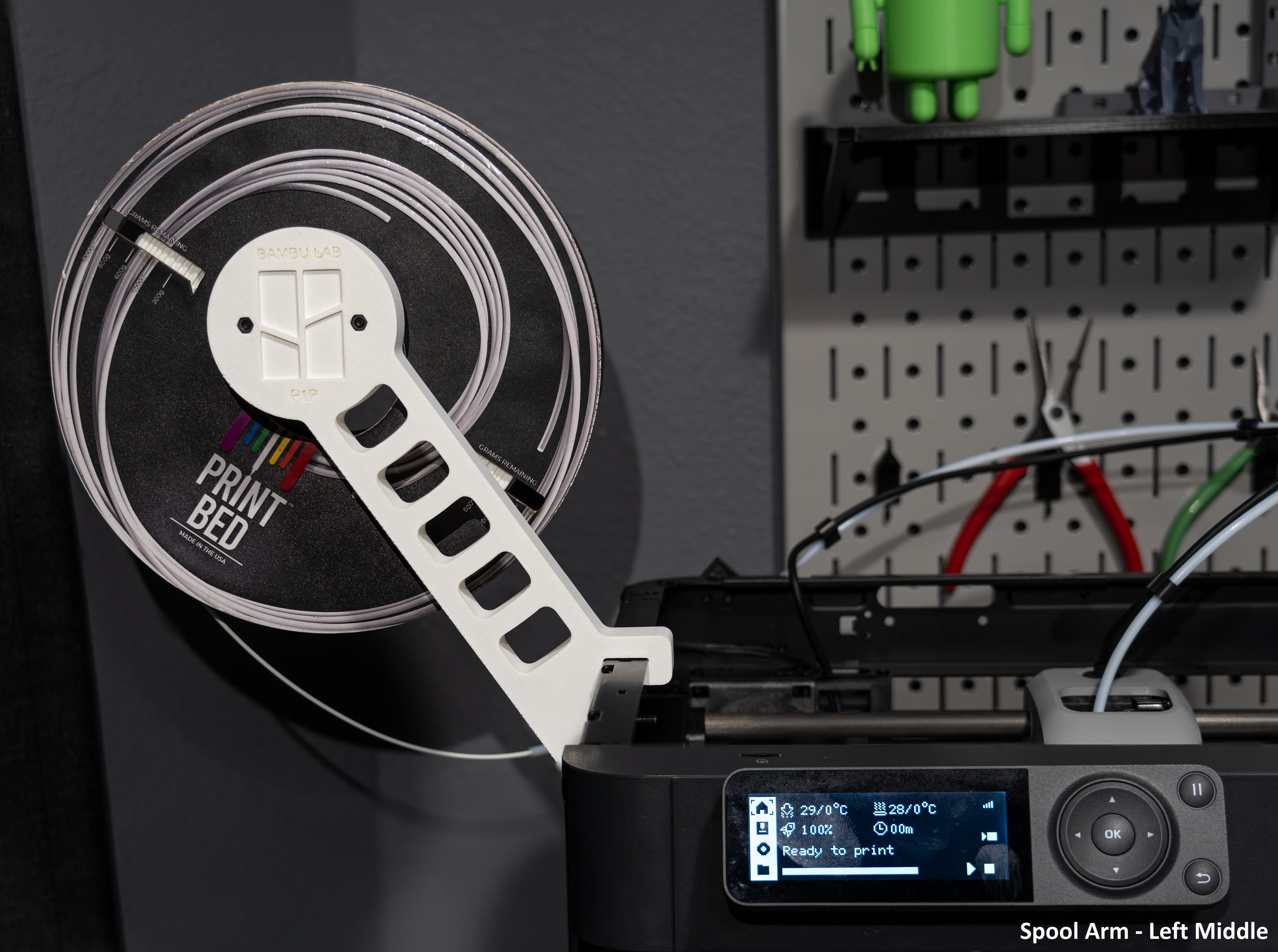 Bambu Lab P1P Spool Arm