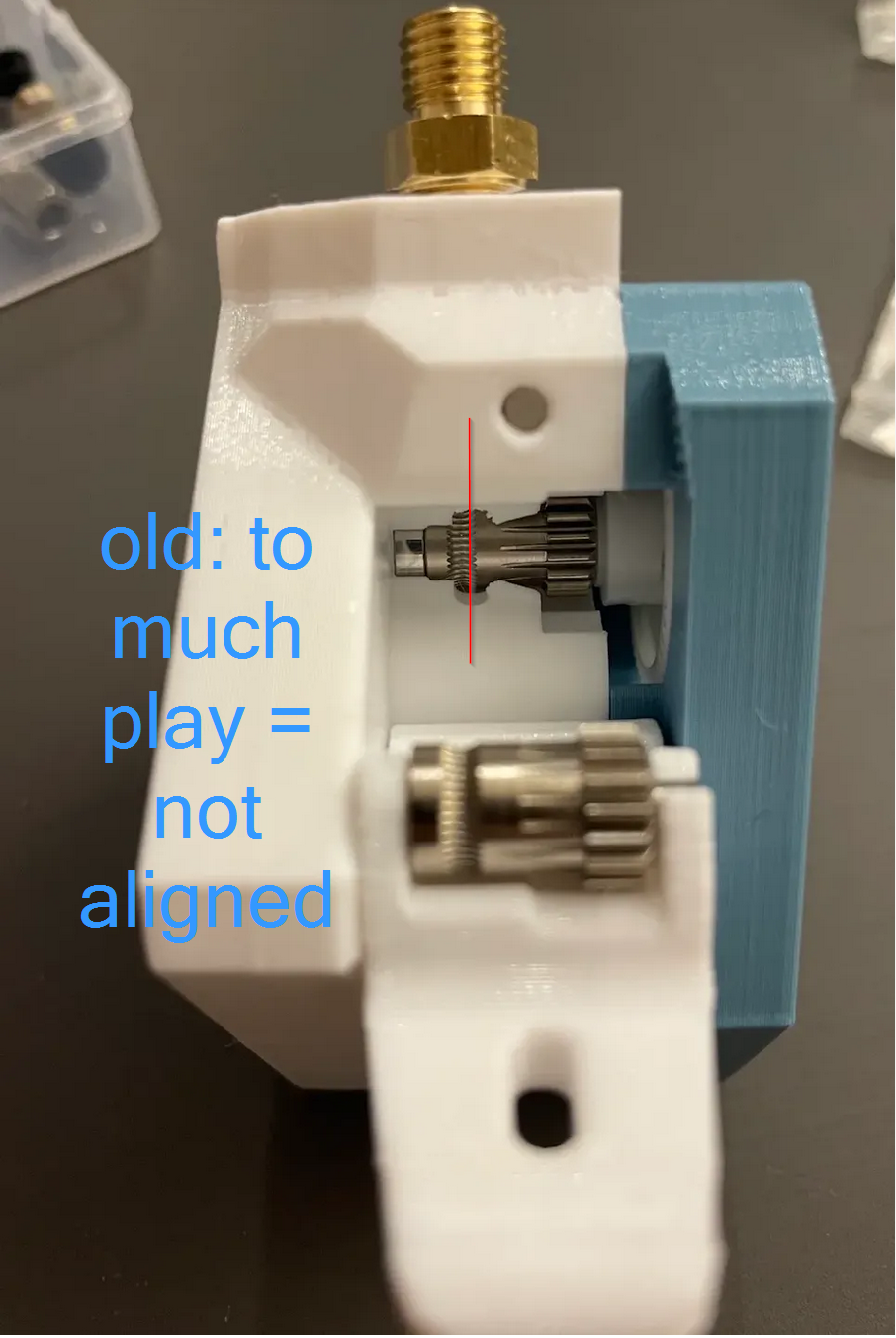 CM3D and Vertex Extruder Spacer (aligned with filament path) - F365 File included