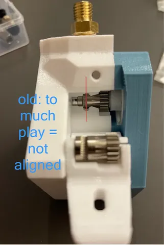 CM3D and Vertex Extruder Spacer (aligned with filament path) - F365 File included
