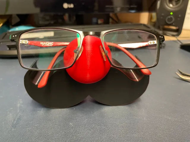Porte lunettes - Moustache Clown
