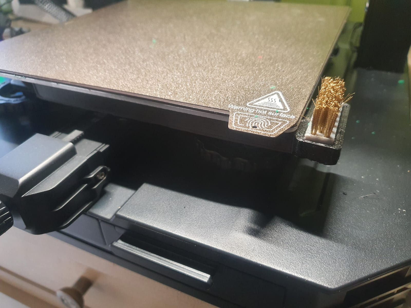 Ender 3 S1 Pro nozzle brush holder