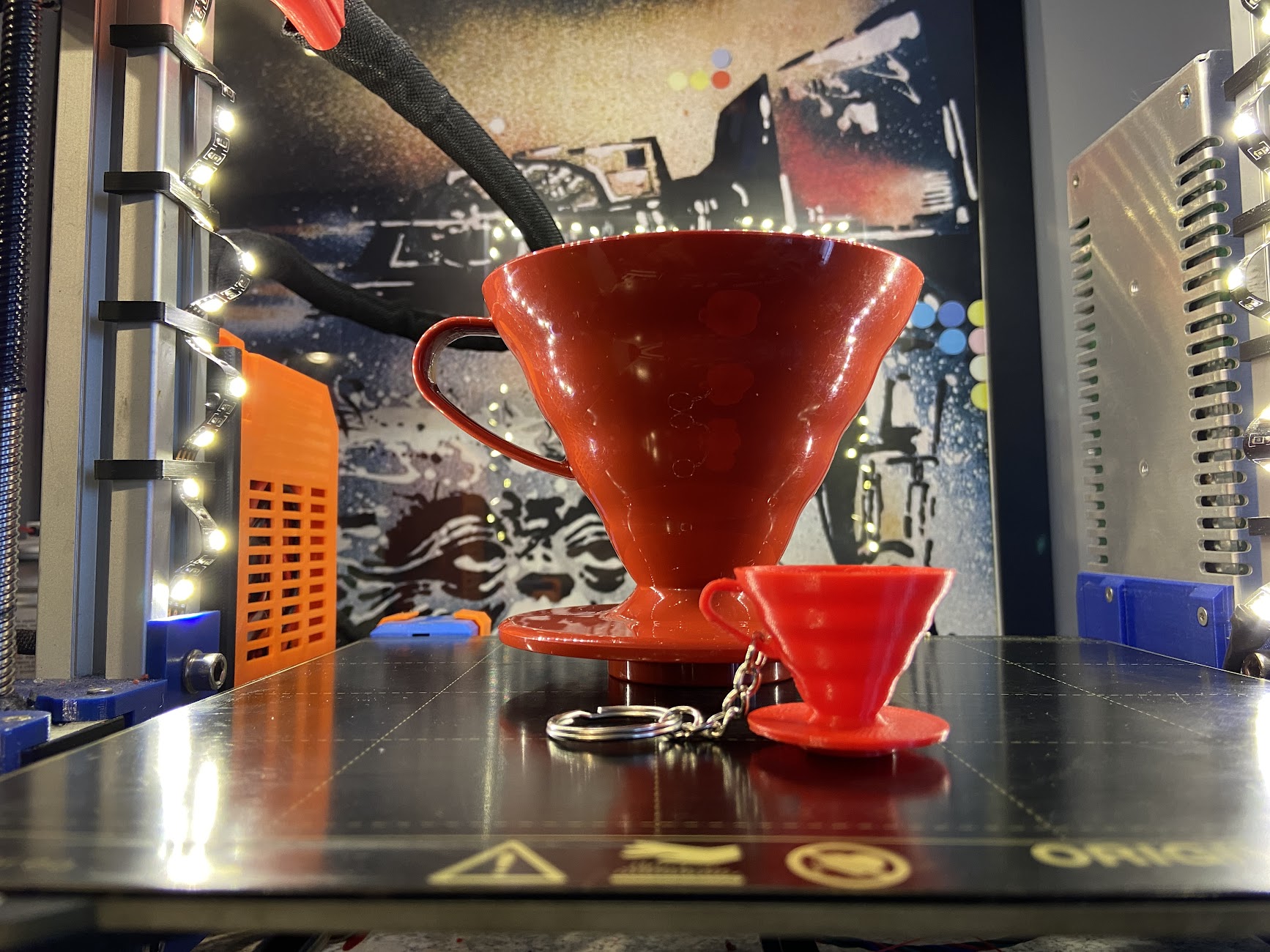 Hario V60 dripper keychain
