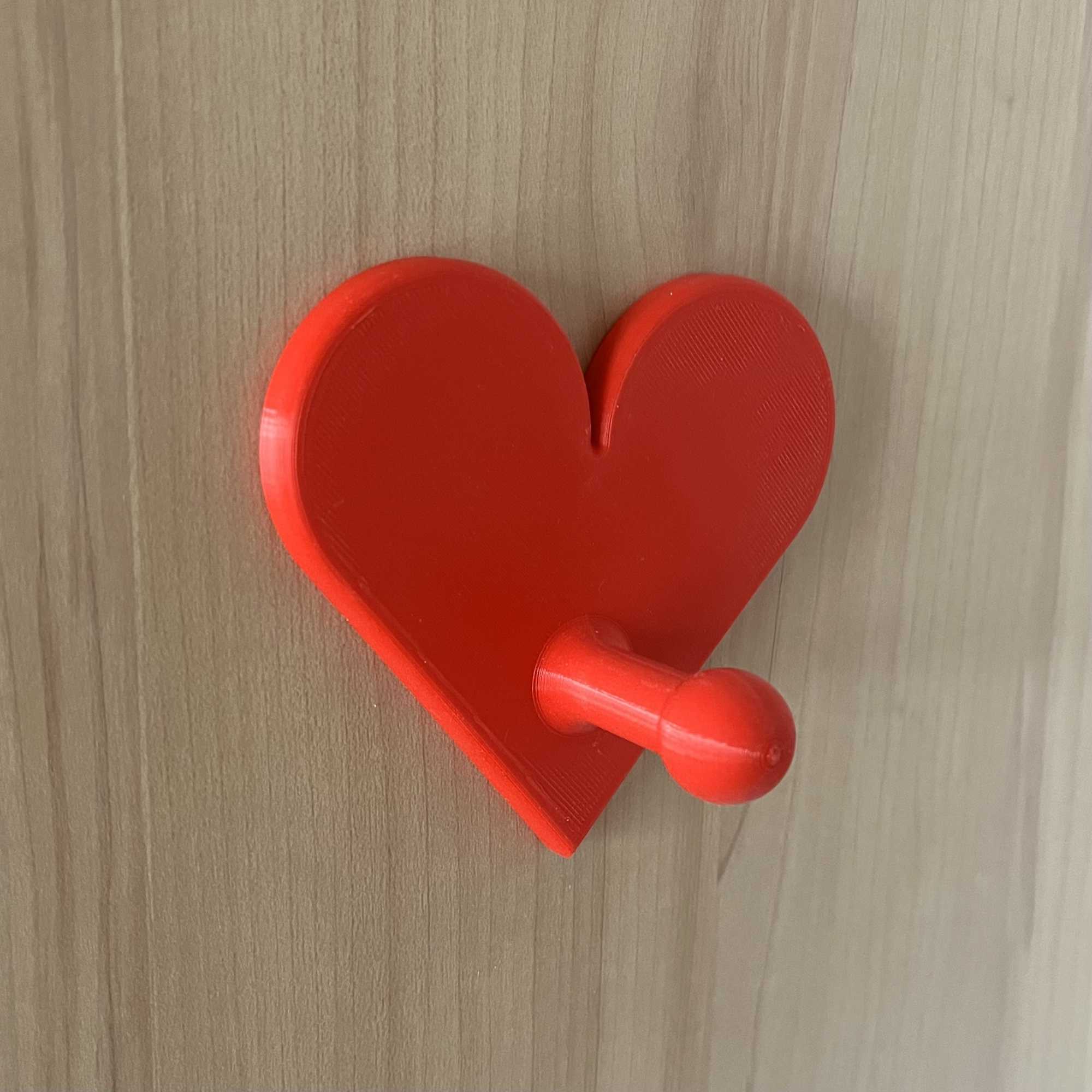 Heart coat hanger