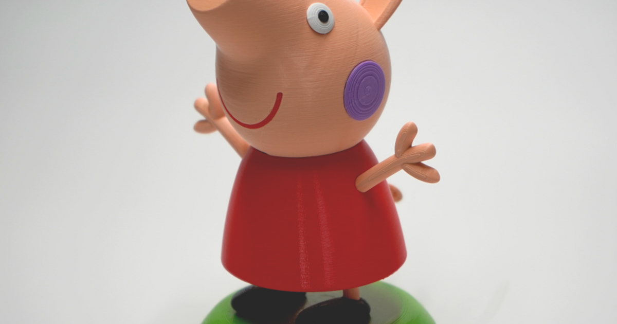 STL file Peppa pig milkshake cup 🐖・3D printable design to