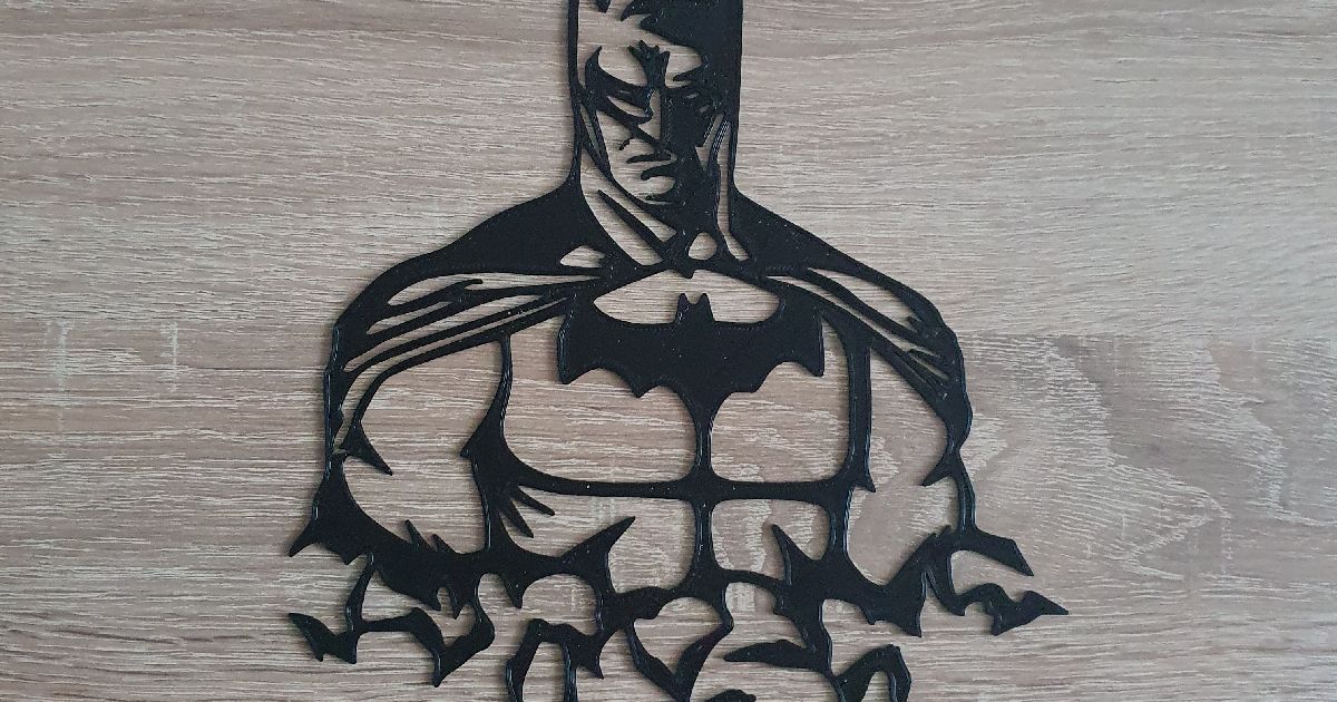 Batman Wall Art by MartinCrow | Download free STL model | Printables.com