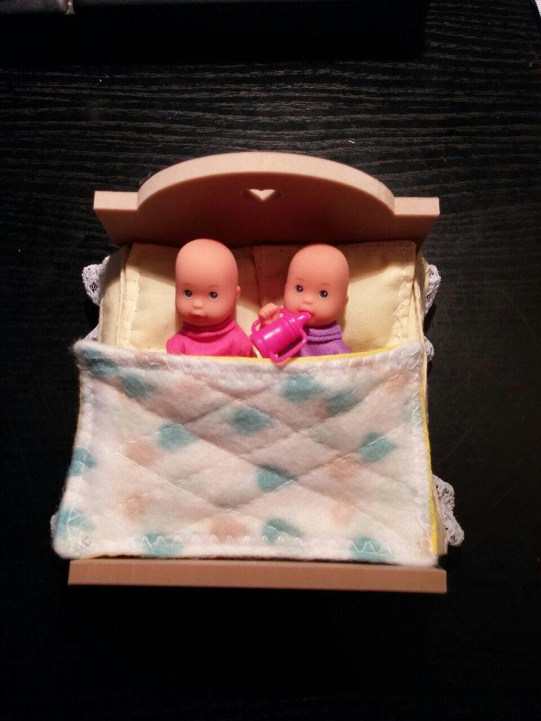Baby Doll Double Bed With A Heart Cutout