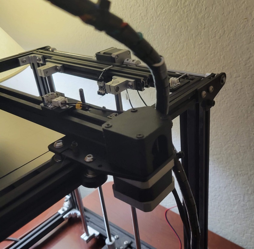 Ender 5 X Stepper Cover with Wire Anchors by jonspaceharper | Download ...