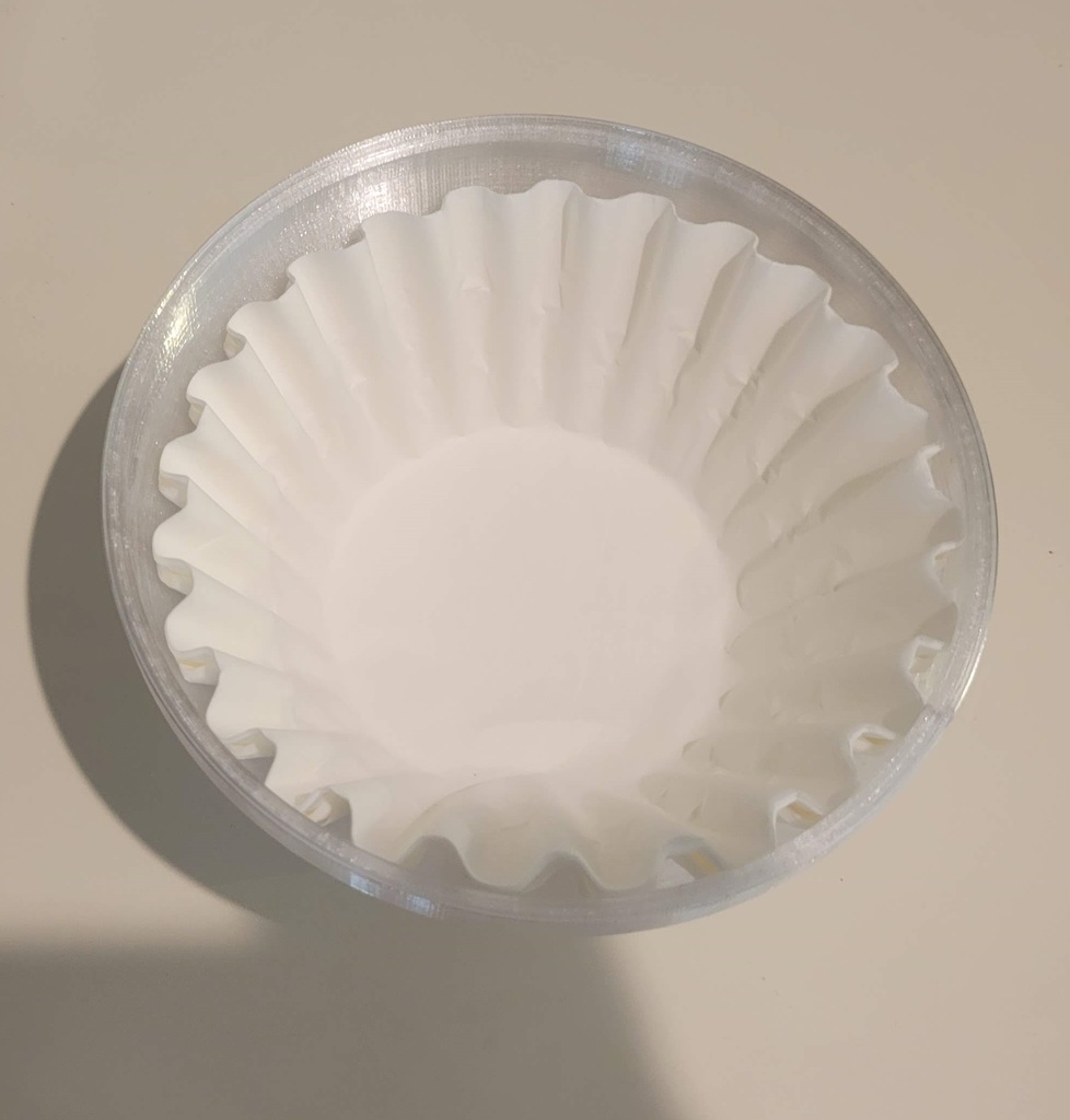 Miniatura 2 do modelo 3D Flat Bottom Coffee Filter Container