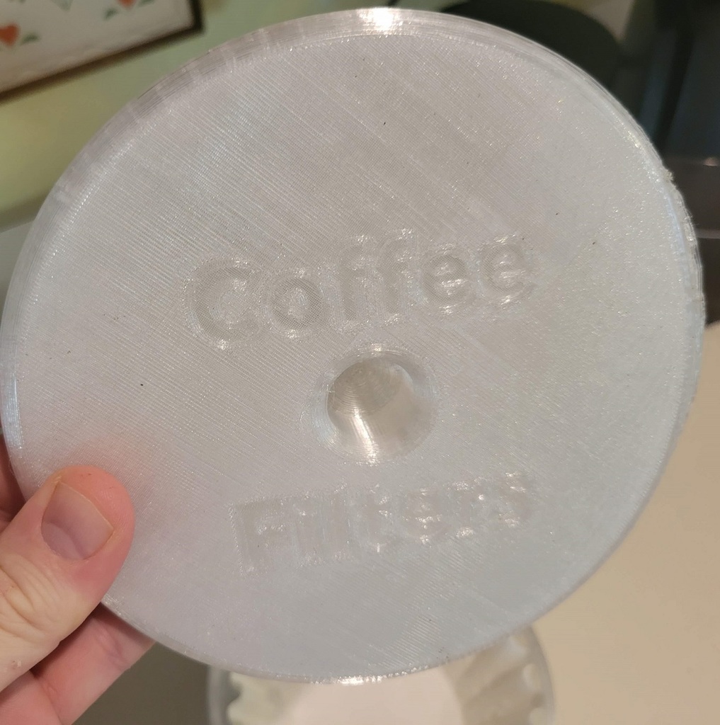 Miniatura 3 do modelo 3D Flat Bottom Coffee Filter Container