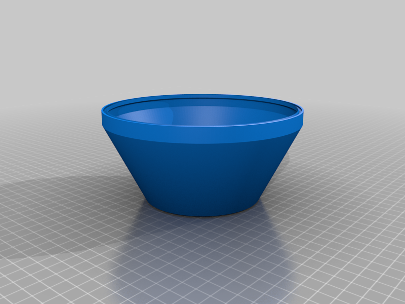 Miniatura 6 do modelo 3D Flat Bottom Coffee Filter Container