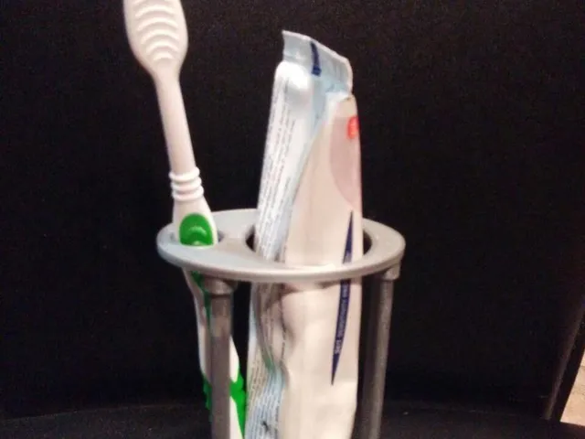 Toothbrush and Toothpaste Stand