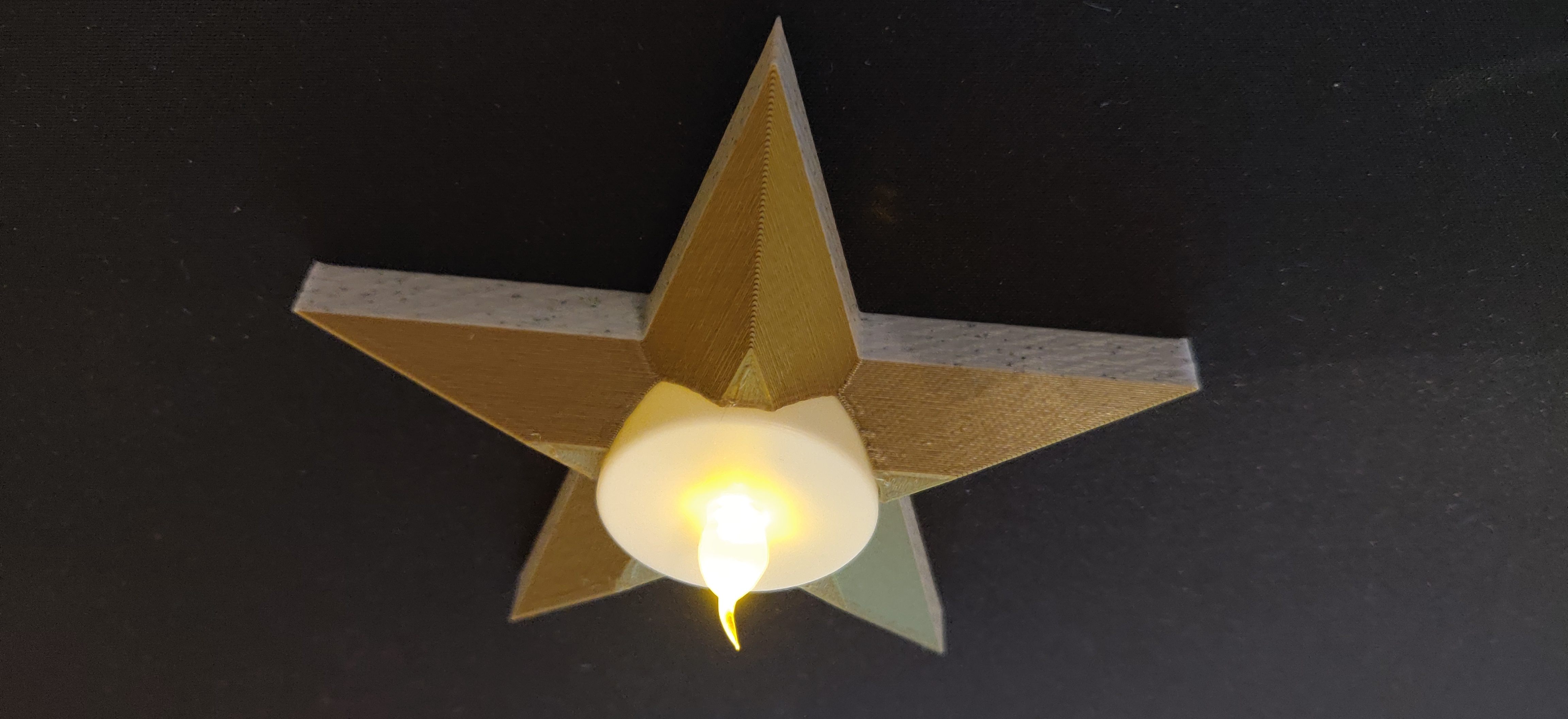 Christmas candle holder