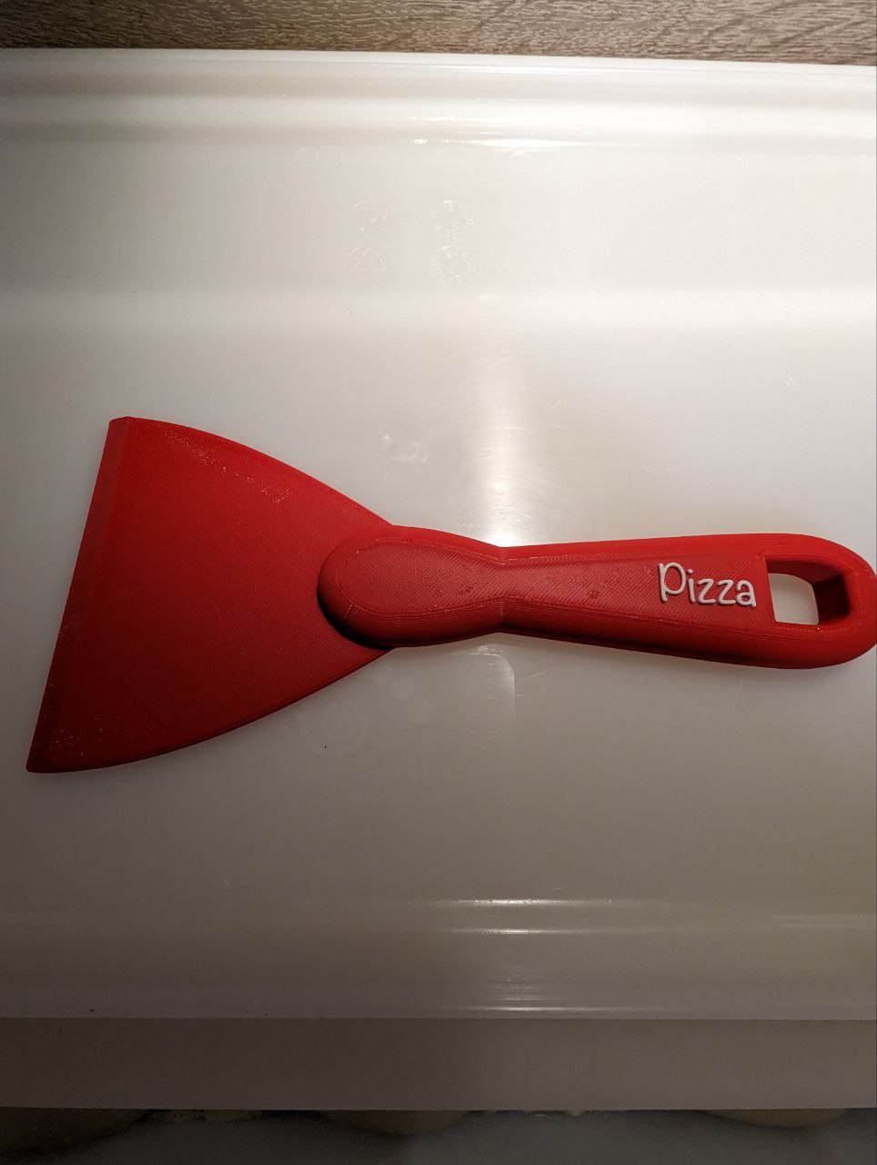 Miniatura 2 do modelo 3D Pizza Dough scraper