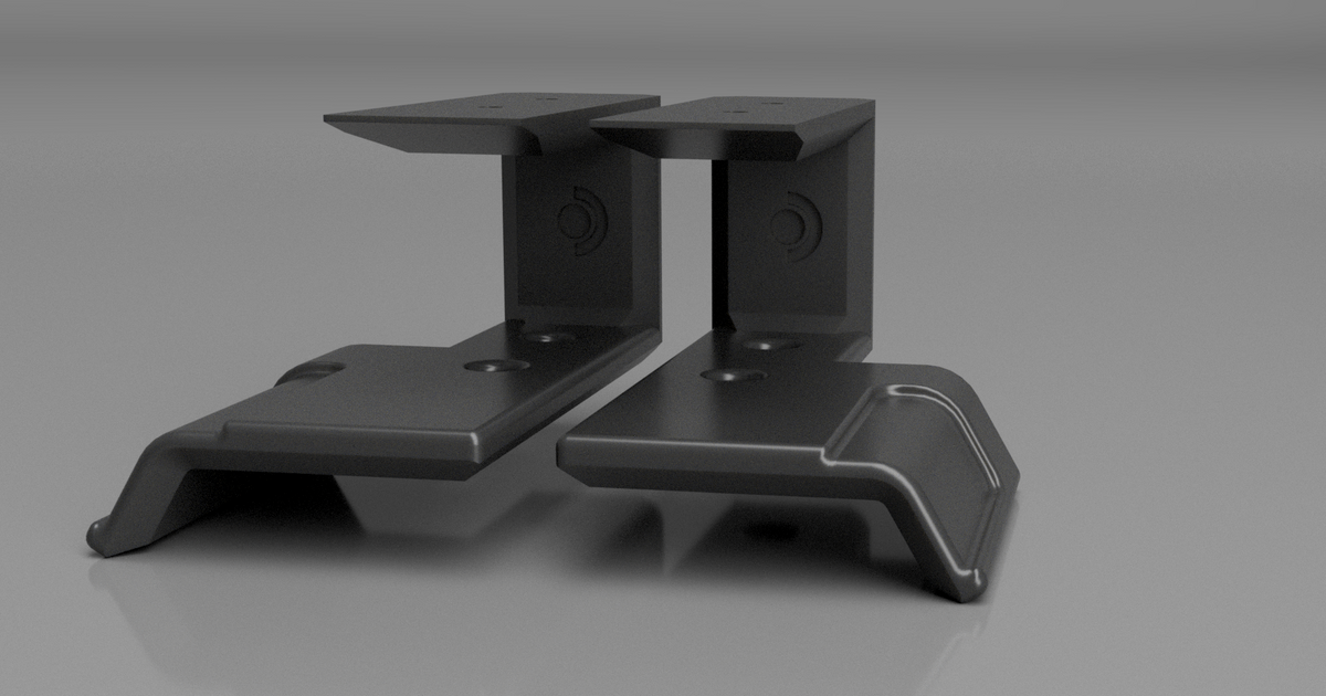 Steamdeck under shelf holder by Leo Download free STL model