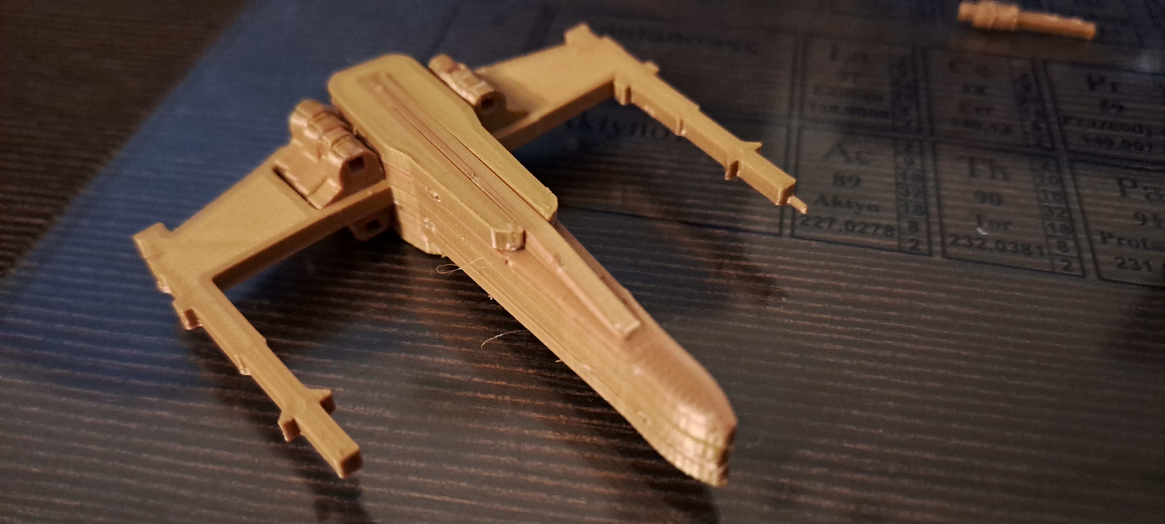 low poly XWing card by Stanisław Kąc Download free STL model