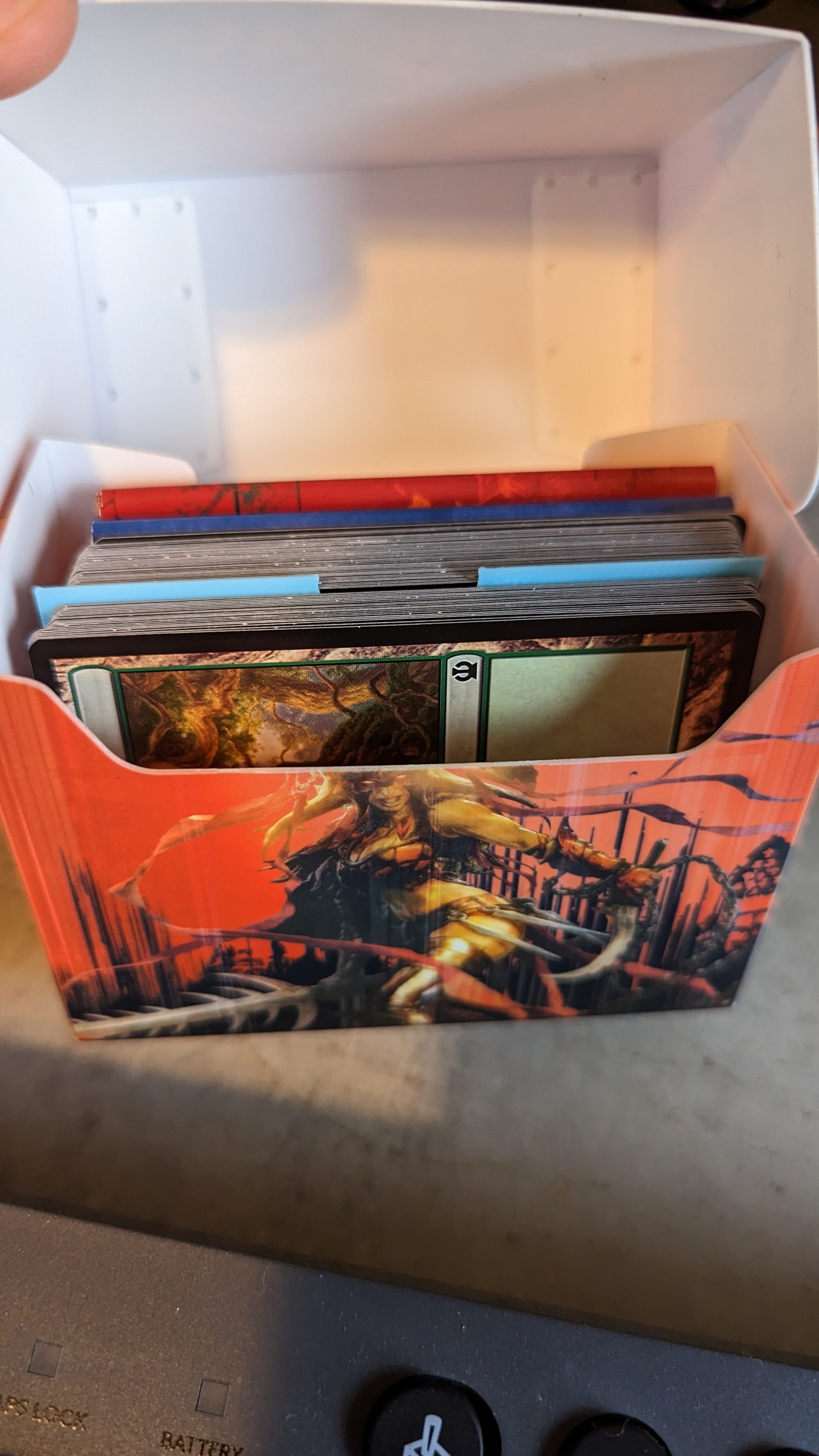 MTG or Collectible card Divider Horizontal or Vertical by Nathan Holtz | Download free STL model ...