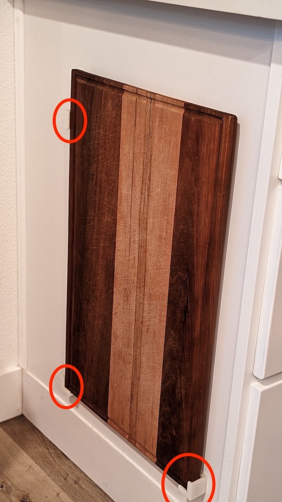 DIY Cutting Board Mount 