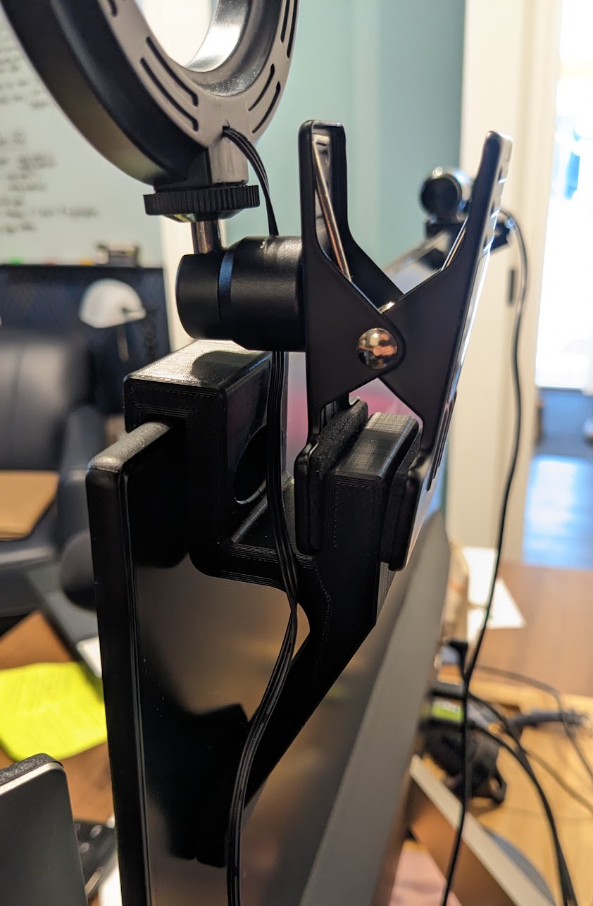 Monitor Mount for Clamp On Cam/Lights