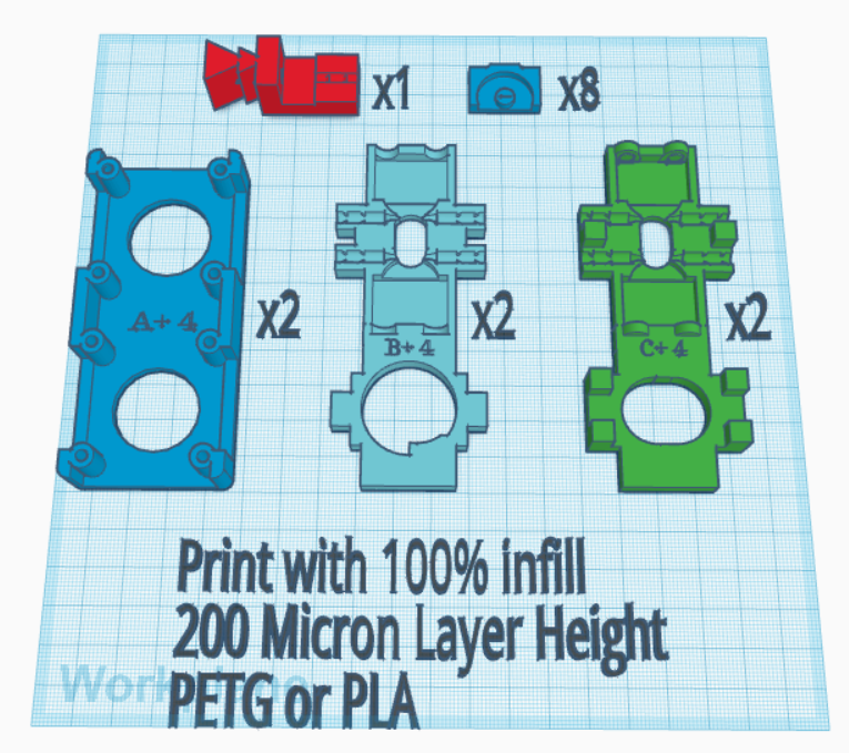 3DChameleon Mk4 Upgrade Parts with PTFE Grip