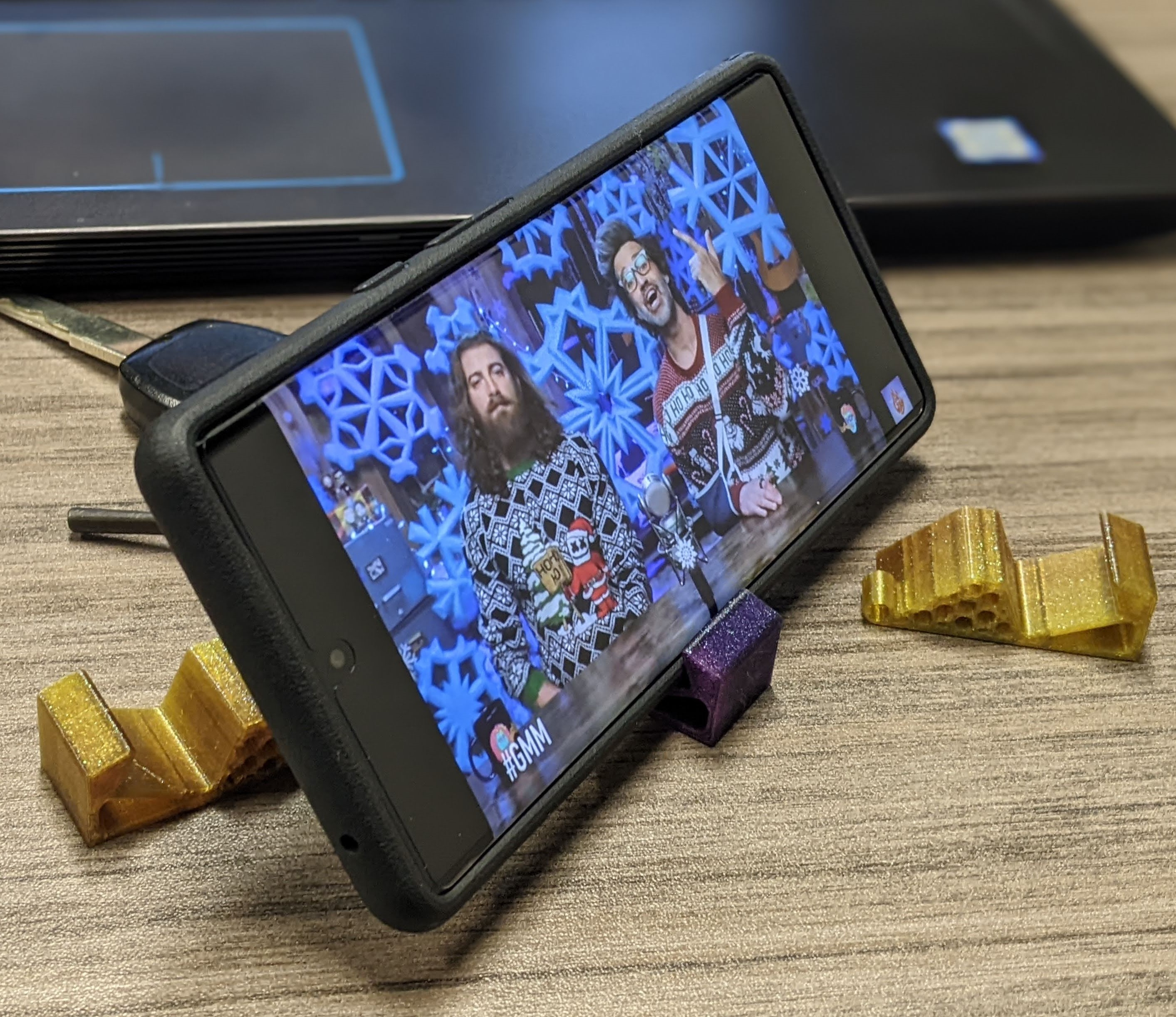 Miniatura 4 do modelo 3D Phone Stand Keychain
