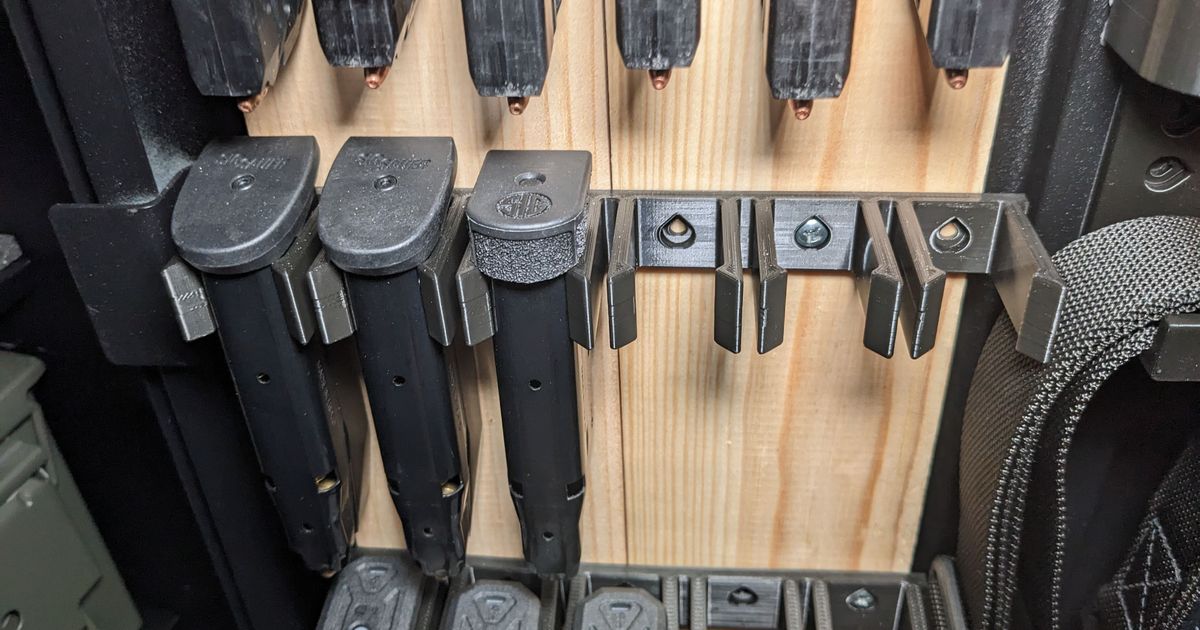 Magazine Rack for Sig Sauer P365 by DaftKnee Download free STL model