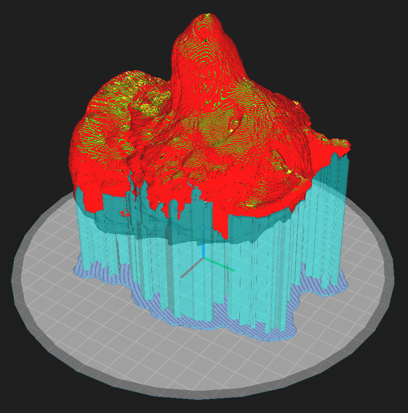 Miniatura 4 do modelo 3D Wolf Bust with Base (狼)