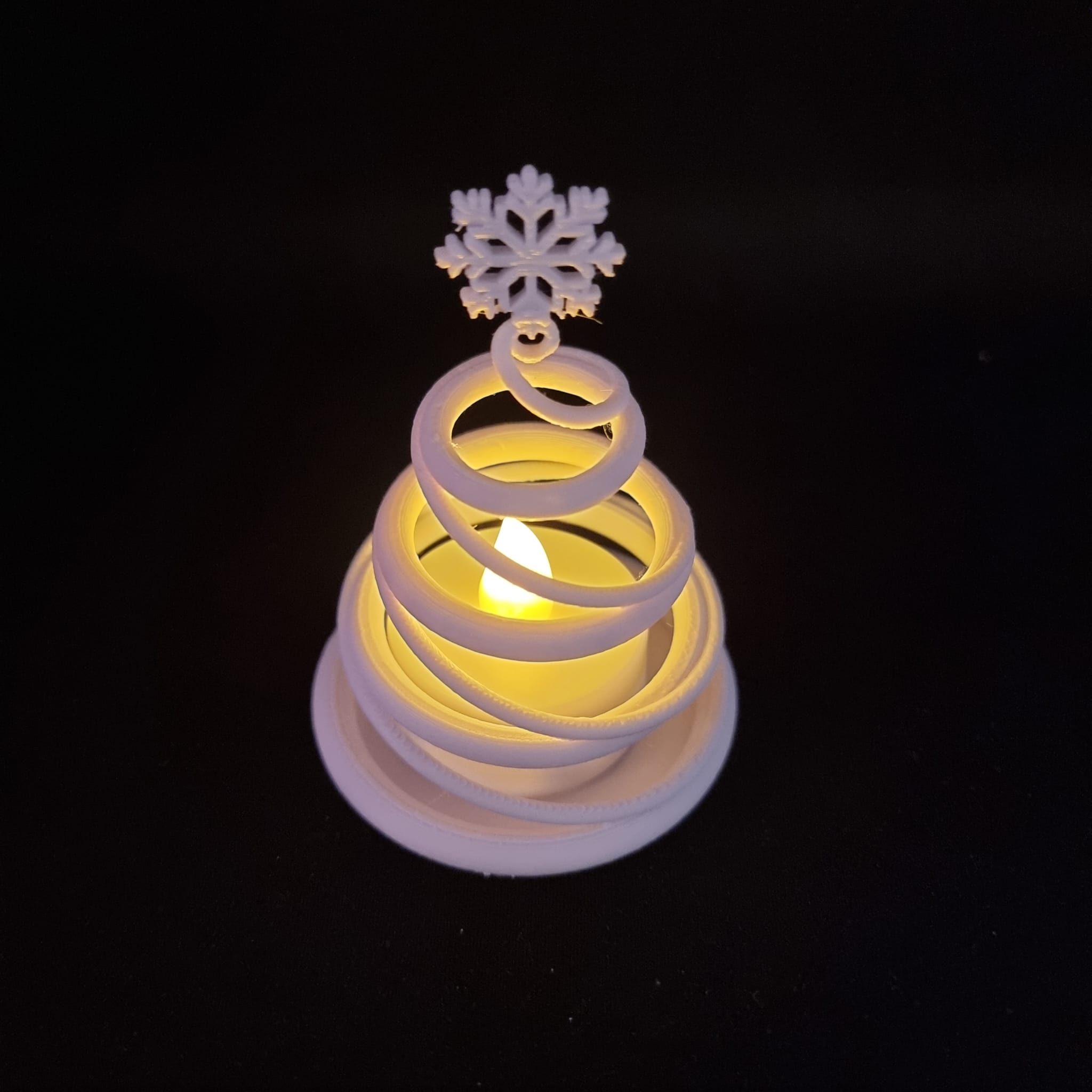 Spiral Christmas Tree candle holder