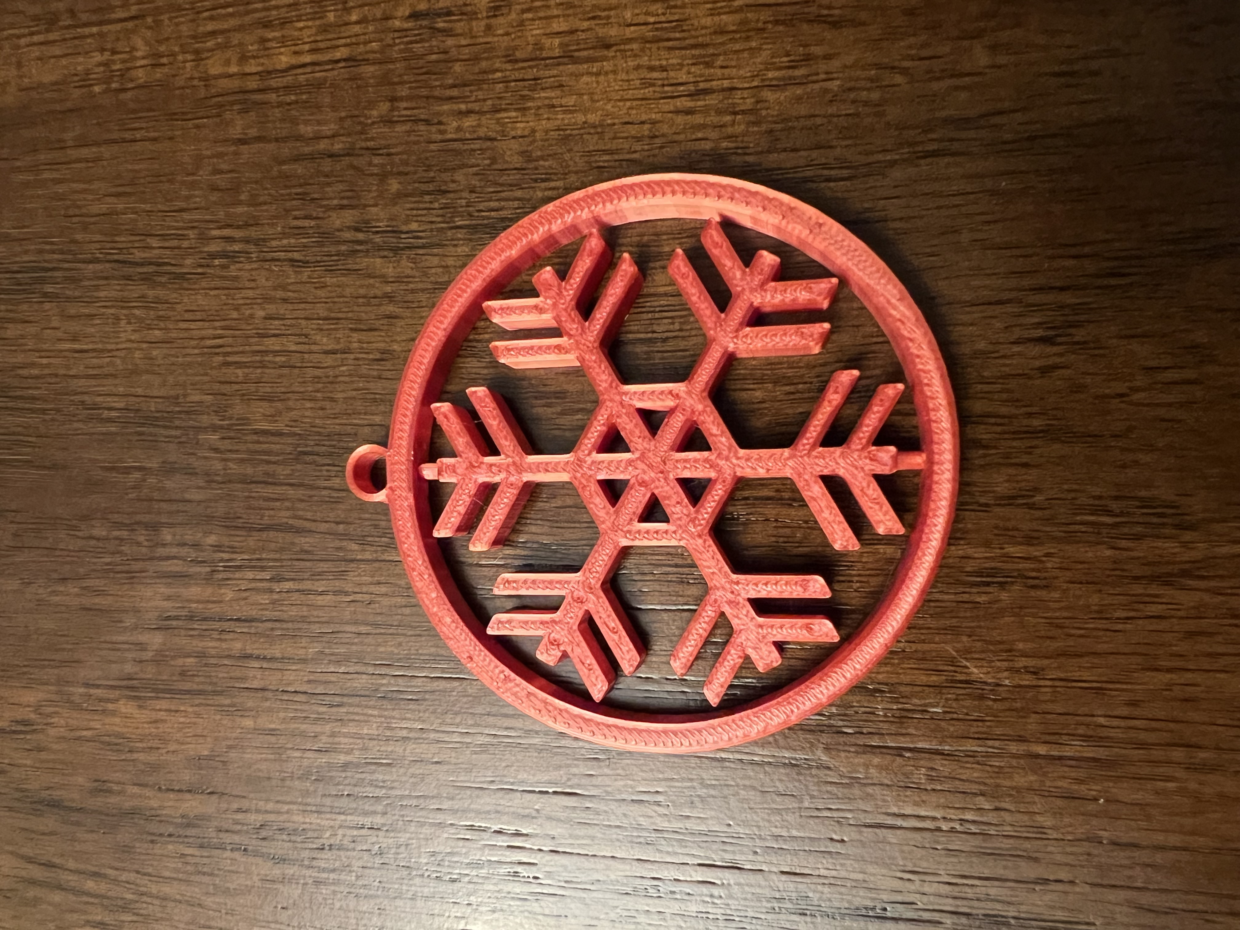 Spinning Snowflake Christmas Ornament