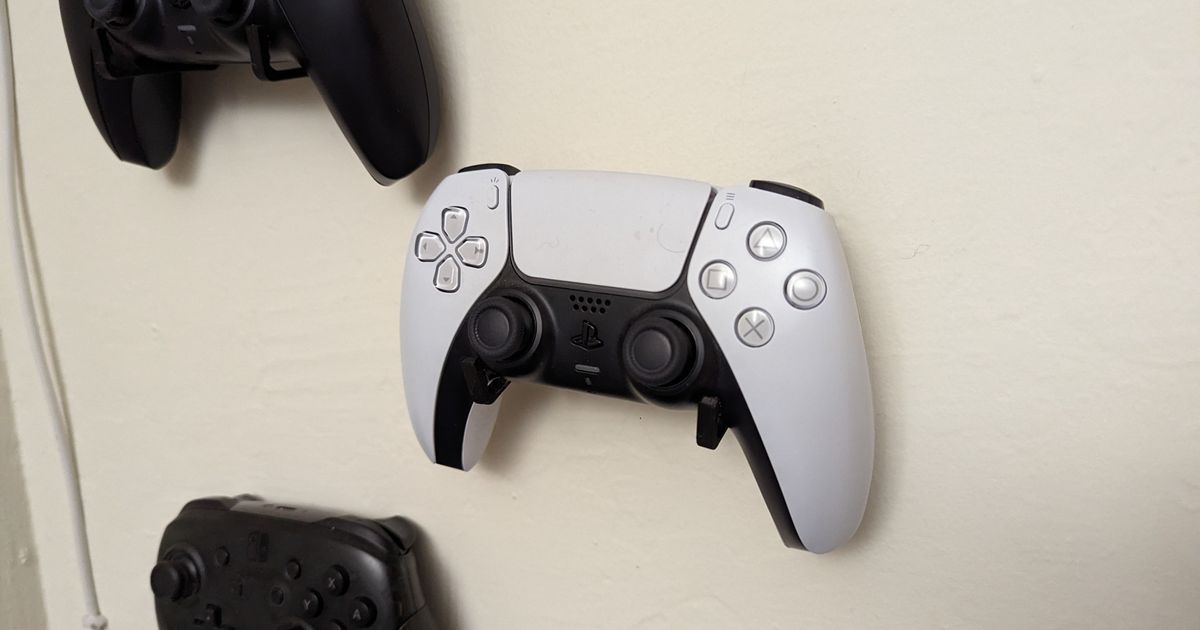 Controller Wall Mount PlayStation by lee Download free STL model