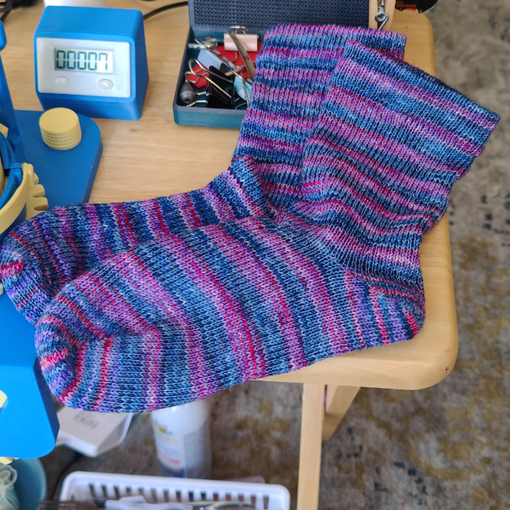 Circular Sock Knitting Machine For My MOM and YOU! V2! With Ribber ...