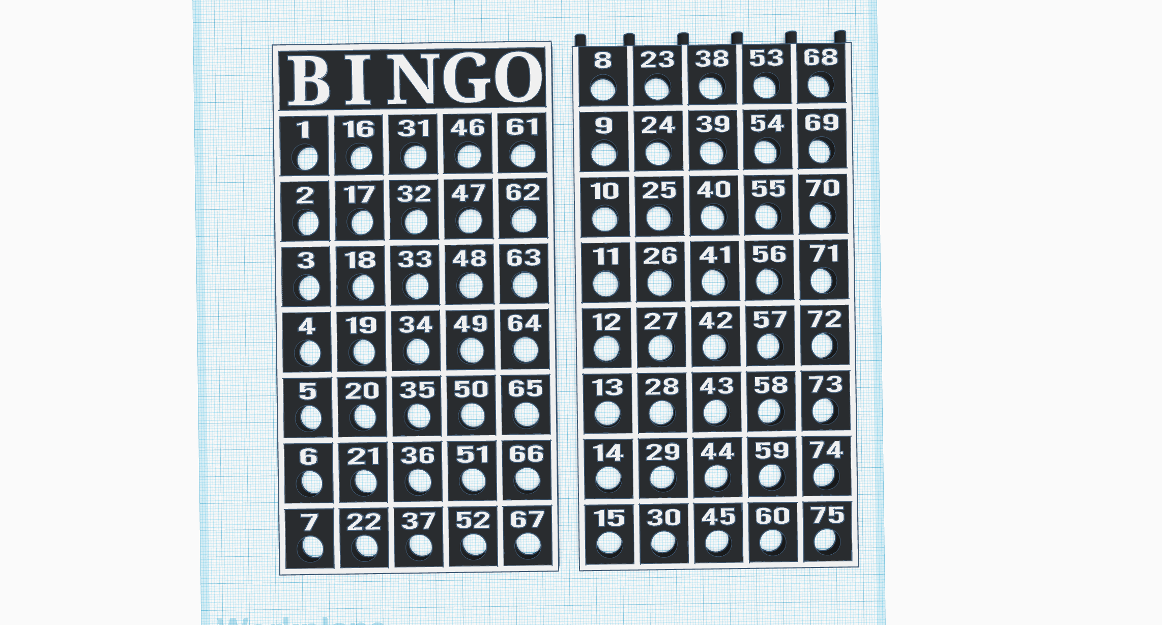 Bingo Ball Board / Holder