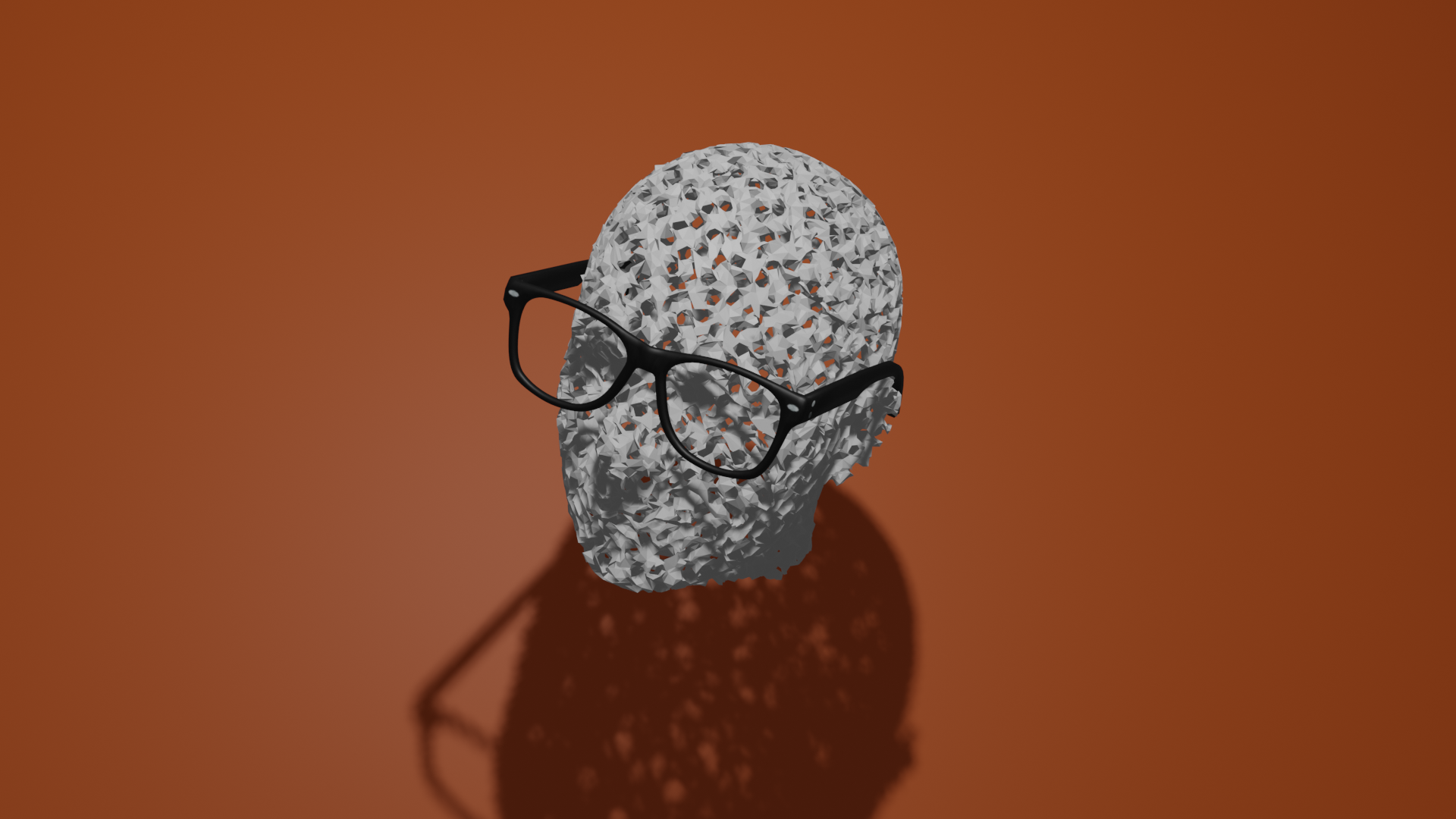 Gyroid Head - Eye Glass Holder