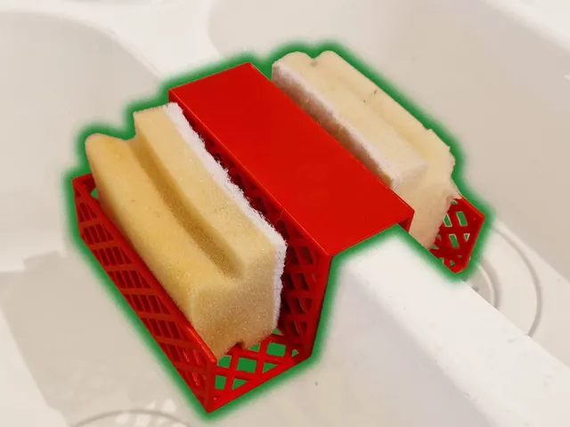 Kitchen Sink Sponge Holder - Double Sided - in all sizes (for all sinks and sponges)