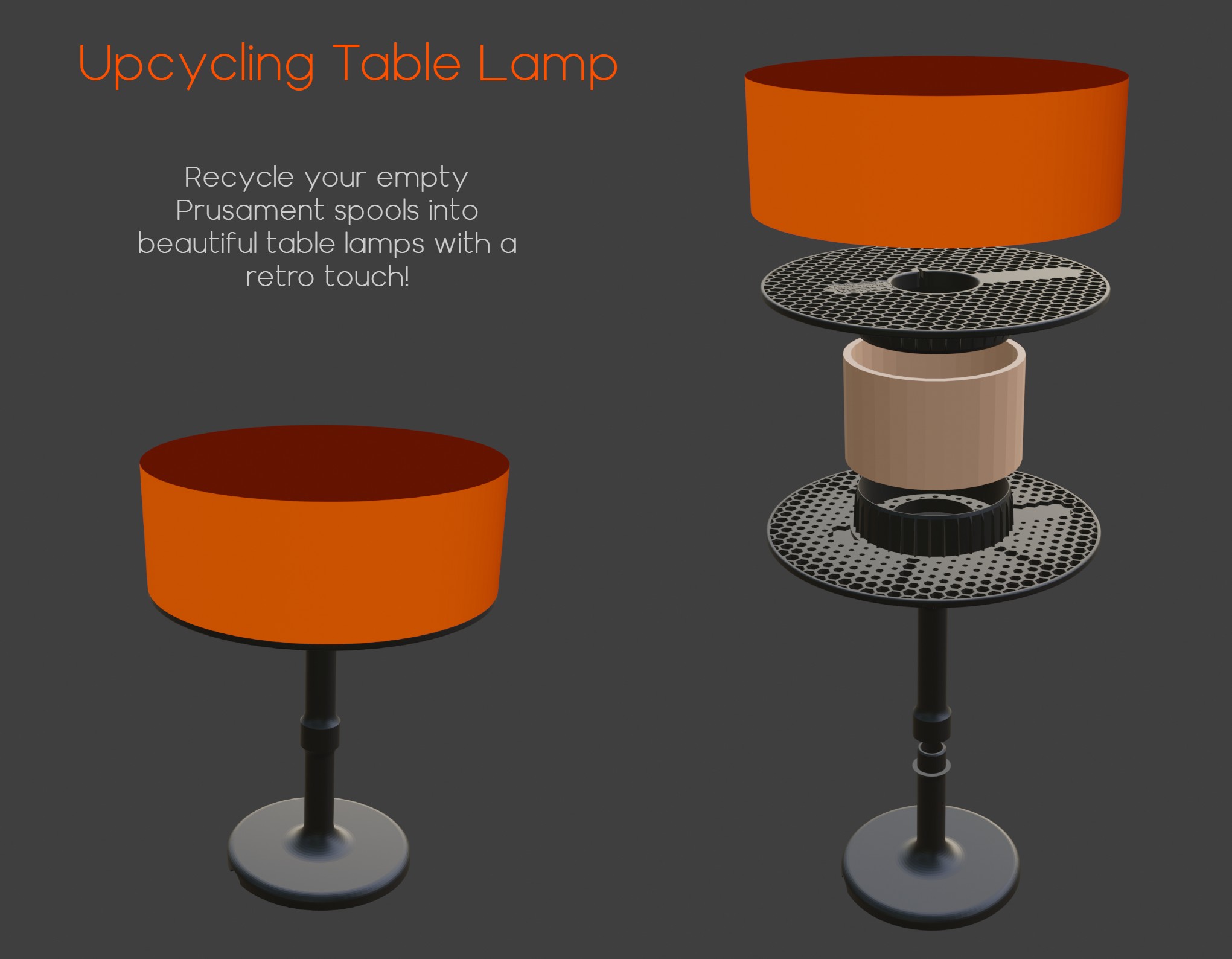 Upcycling Table Lamp