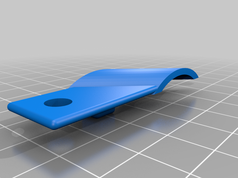 ALU profile angled cable holder