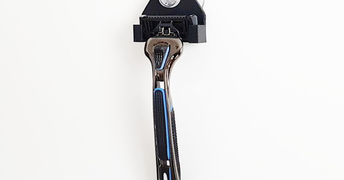 Holder for men's razor (made to fit discounter Aldi size razors) by HD