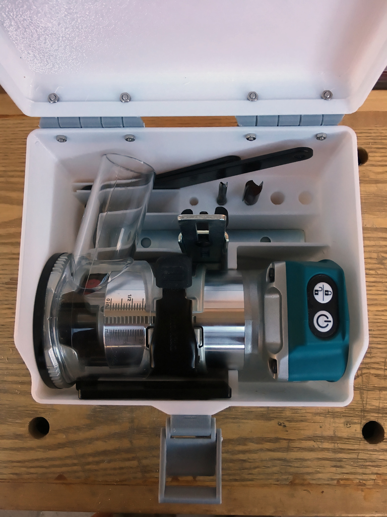 Tool box for a Makita Router (DRT 50Z)