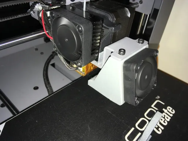 Streamliner i3 Fan duct: Low profile, lightweight, effective cooling fan duct.