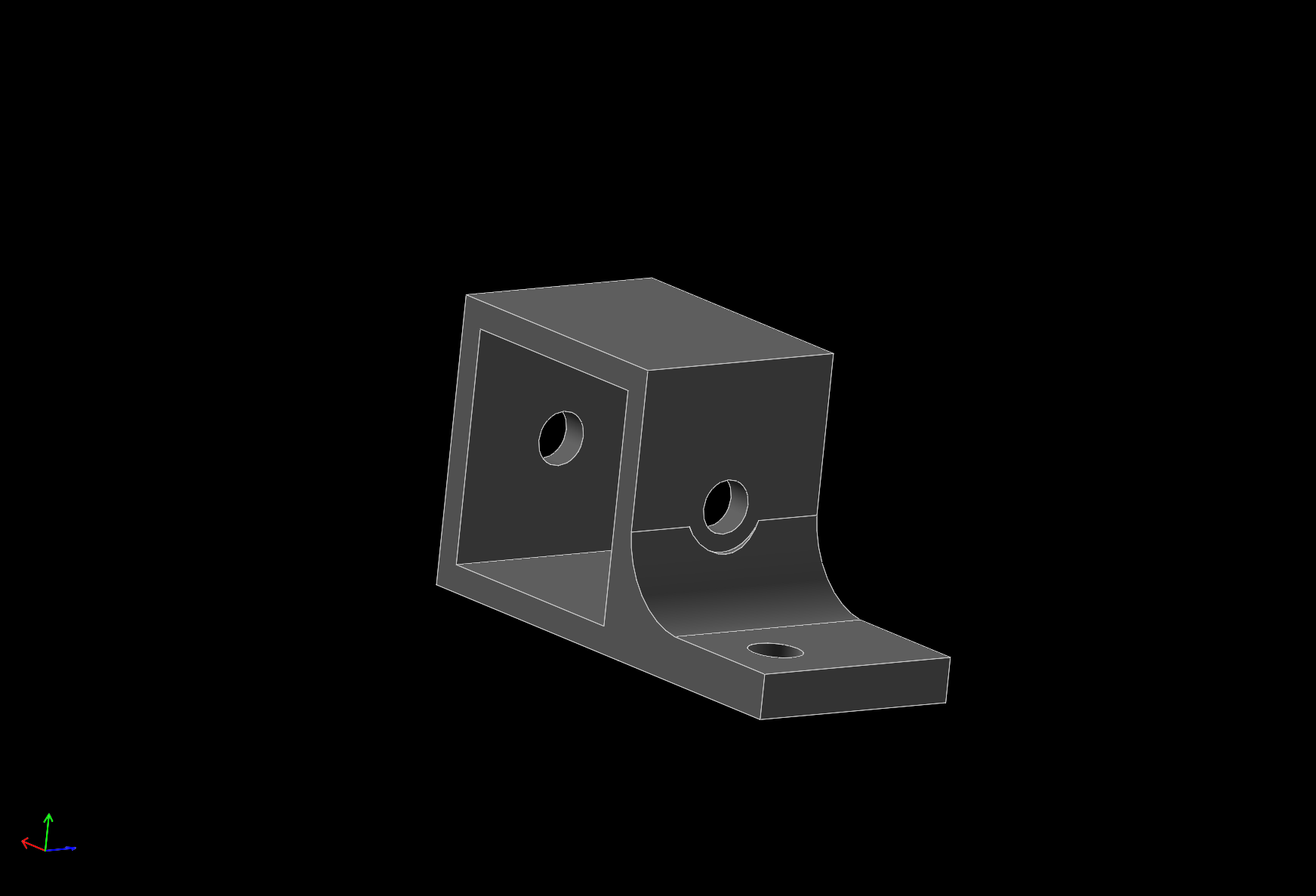 Solar Panel Mount for 1 inch square tubing by Archimedez Download free STL model