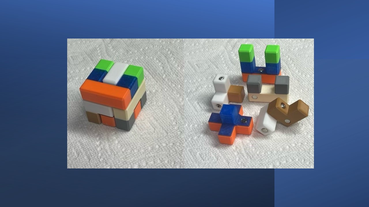 Puzzle Cube / Christmas Tree Ornament
