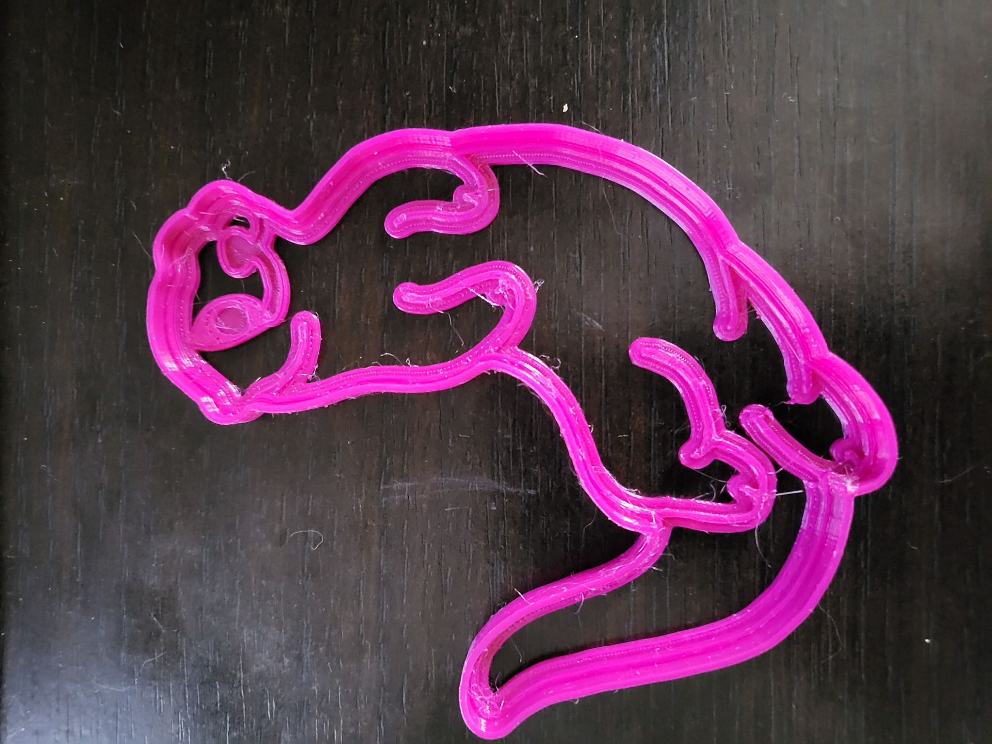 Otter cookie cutter