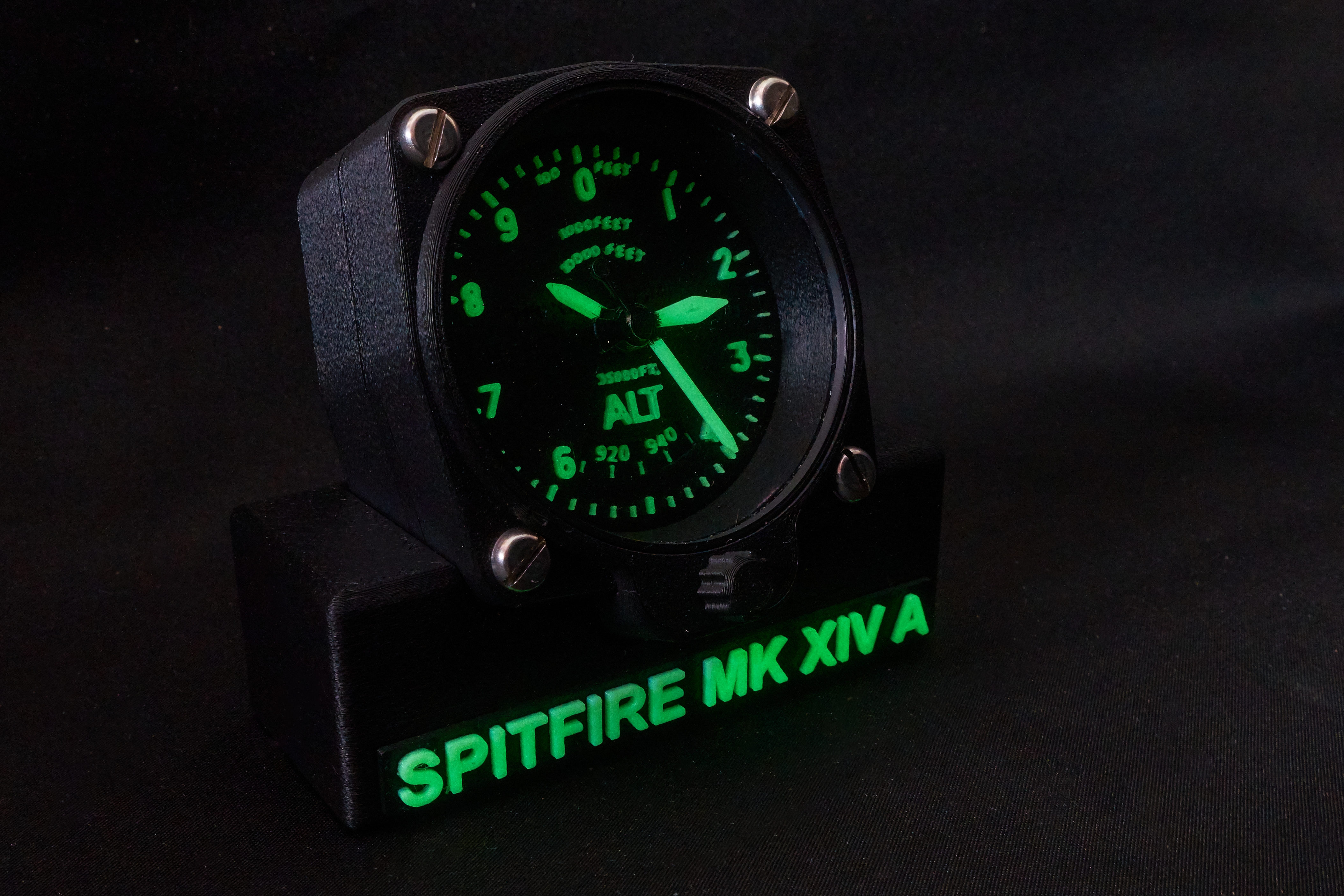Miniatura 2 do modelo 3D Spitfire Altimeter Clock