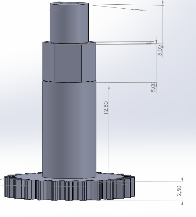 Land Buster 1:12 power steering part 26