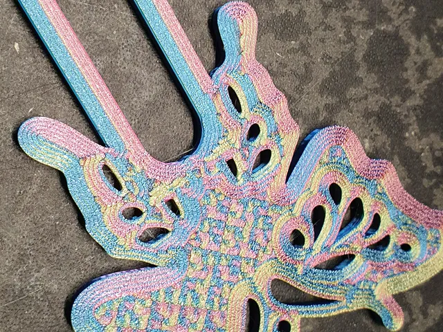 butterfly hair stick