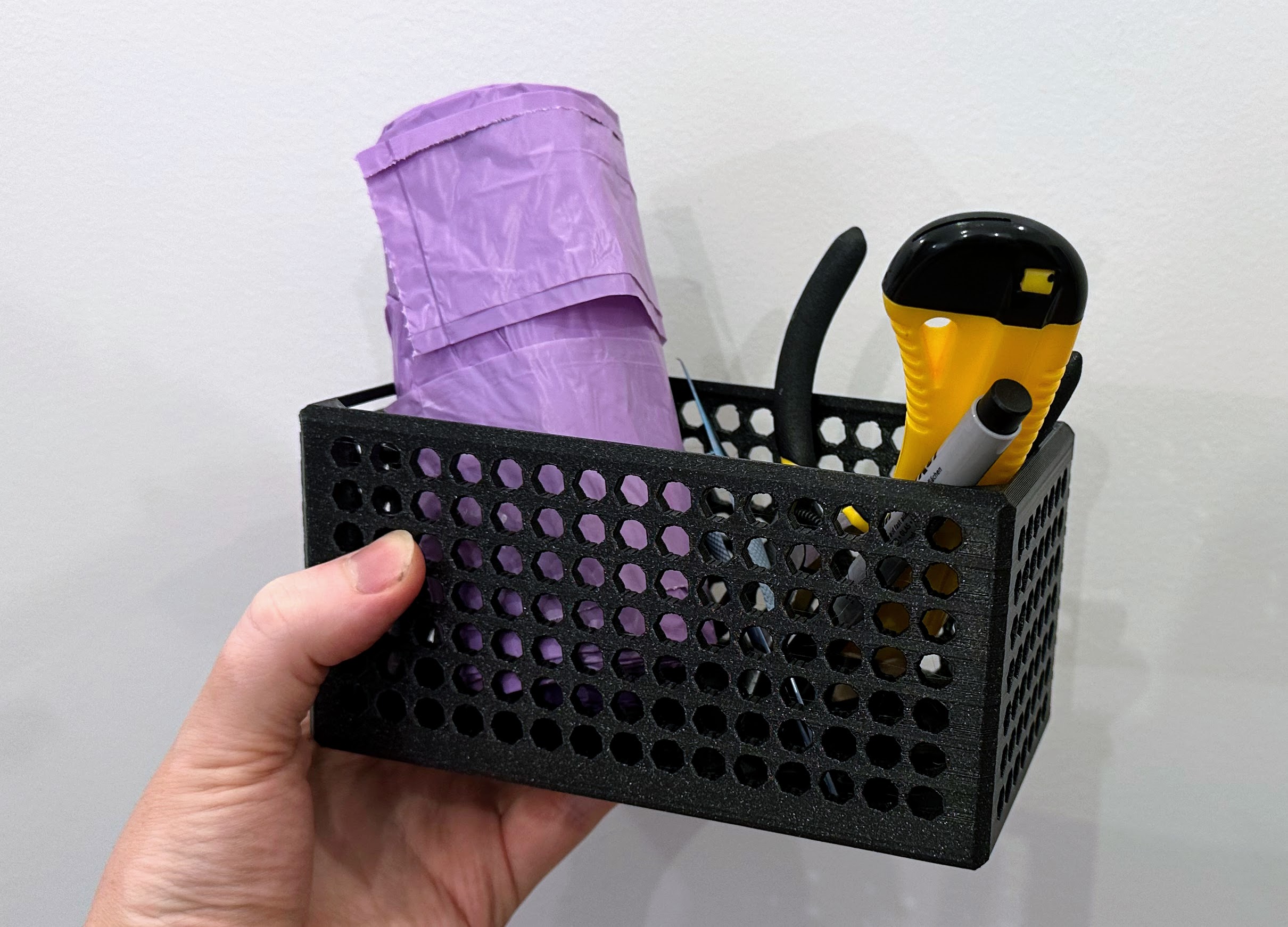 Polygon box (organizer / IKEA SKÅDIS compatible)